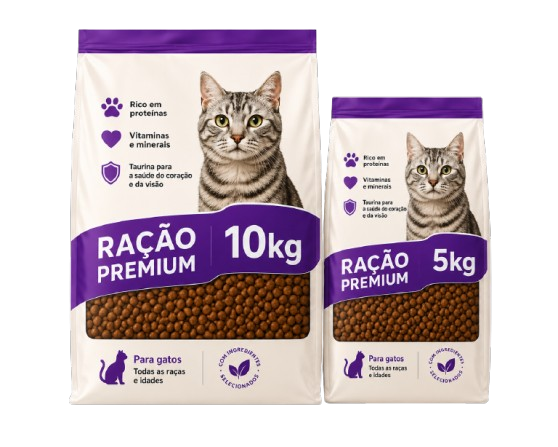 15kg de ração para gatos
